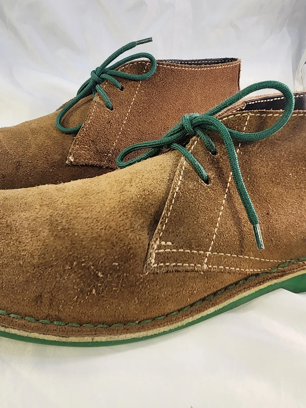 VELDSKOEN MEN CHUKKA BOOTS BROWN SUEDE SIZE 12.5-13 SOUTH AFRICA